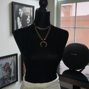 Guardian Necklace in antique gold